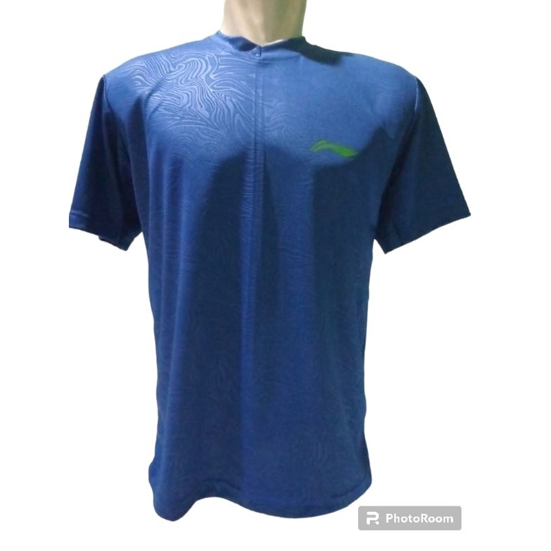 Kaos Jersy olahraga Futsal Badminton Tenis Bahan Embos