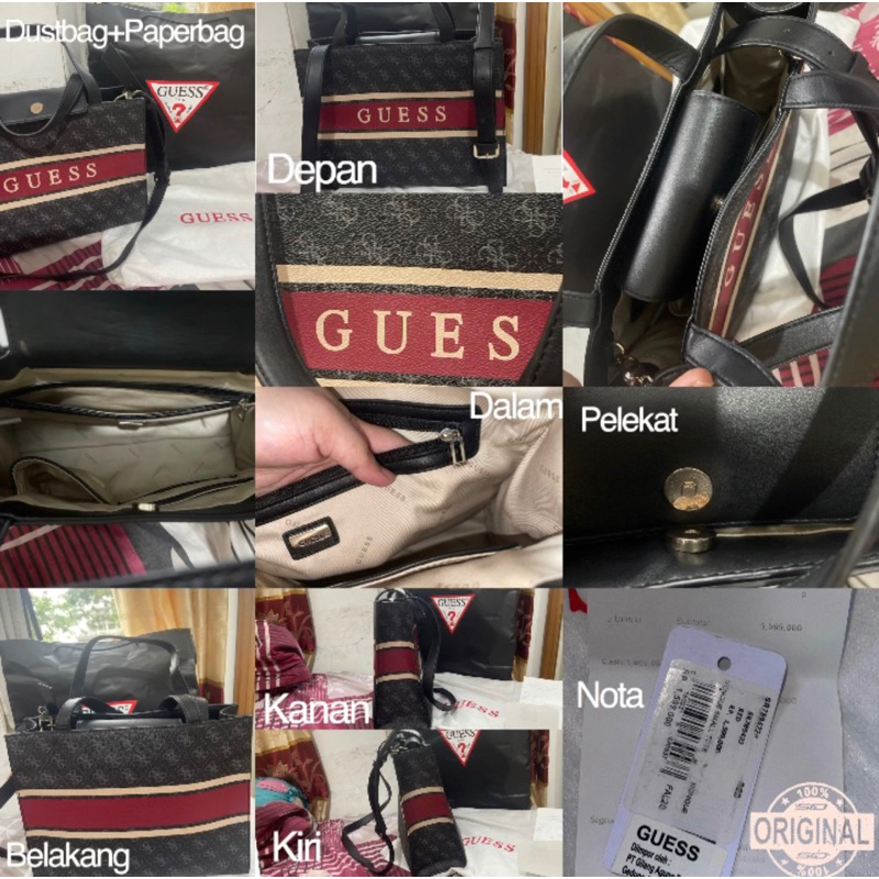 Preloved Tas Branded Original Guess Tas Wanita