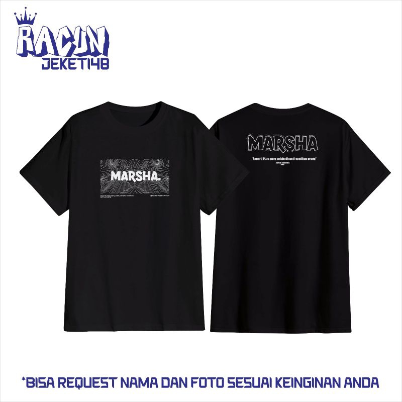 T-SHIRT MARSHA JKT48 | T-SHIRT CUSTOM FJKT48 MARSHA