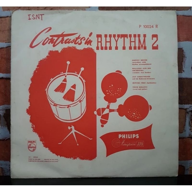 Vinyl Piringan Hitam 10 inch Contrasts In Rhythm No.2