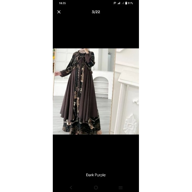 new baju muslim gamis kekinian artemis fashion murah meriah