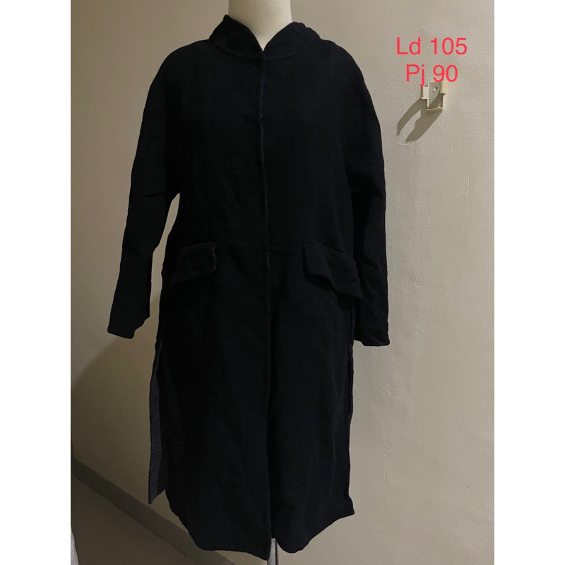 So wool hand made pure wool coat wool hitam winter