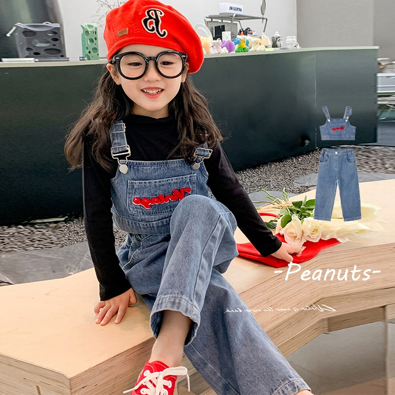 SSP41- Setelan Set 3in1 Anak Perempuan Jeans Viniago