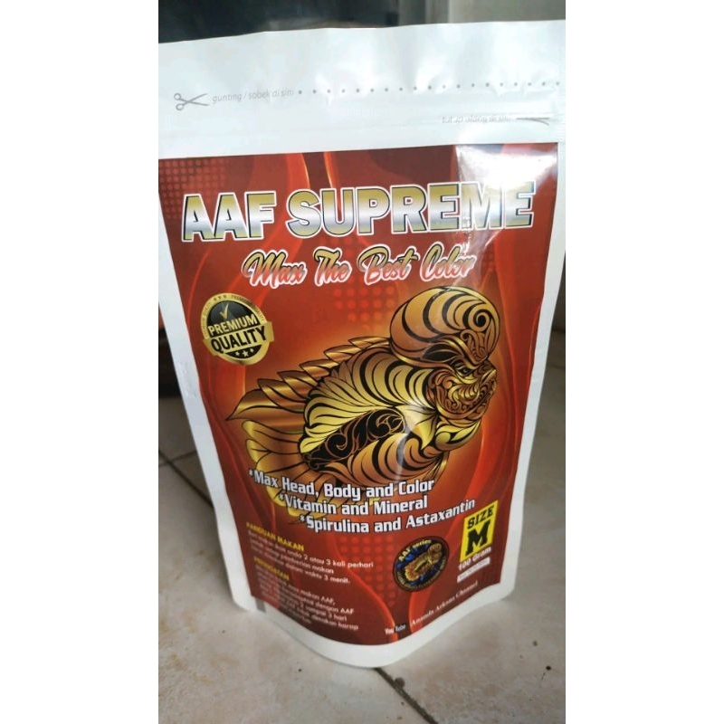 Pelet warna Louhan AAF SUPREME 100 gram