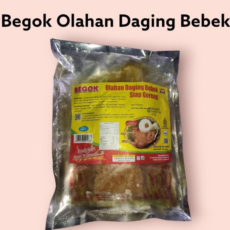 

BEBEK GORENG BEGOK 500G