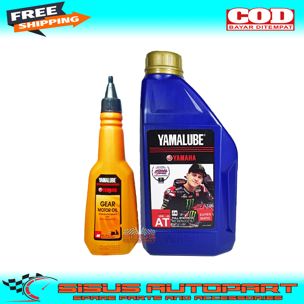 PAKET YAMALUBE SUPER MATIC DAN OLI GARDAN YAMALUBE / OLI YAMALUBE SUPER MATIC 1L PLUS OLI GARDAN YAMALUBE 140ML