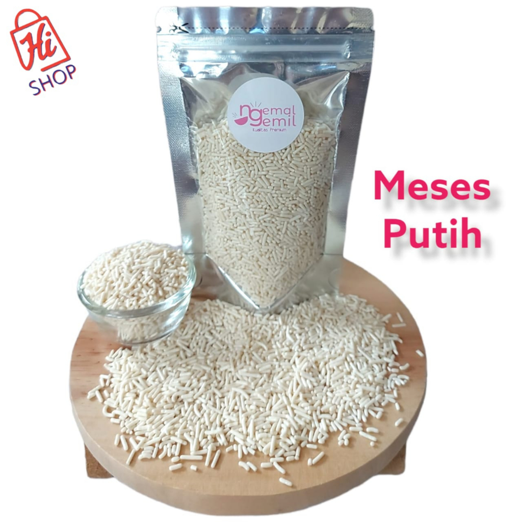 

Meses Pouch Putih Meses Butiran Coklat Sprinkle Topping Donut Kue Bolu Kualitas Premium