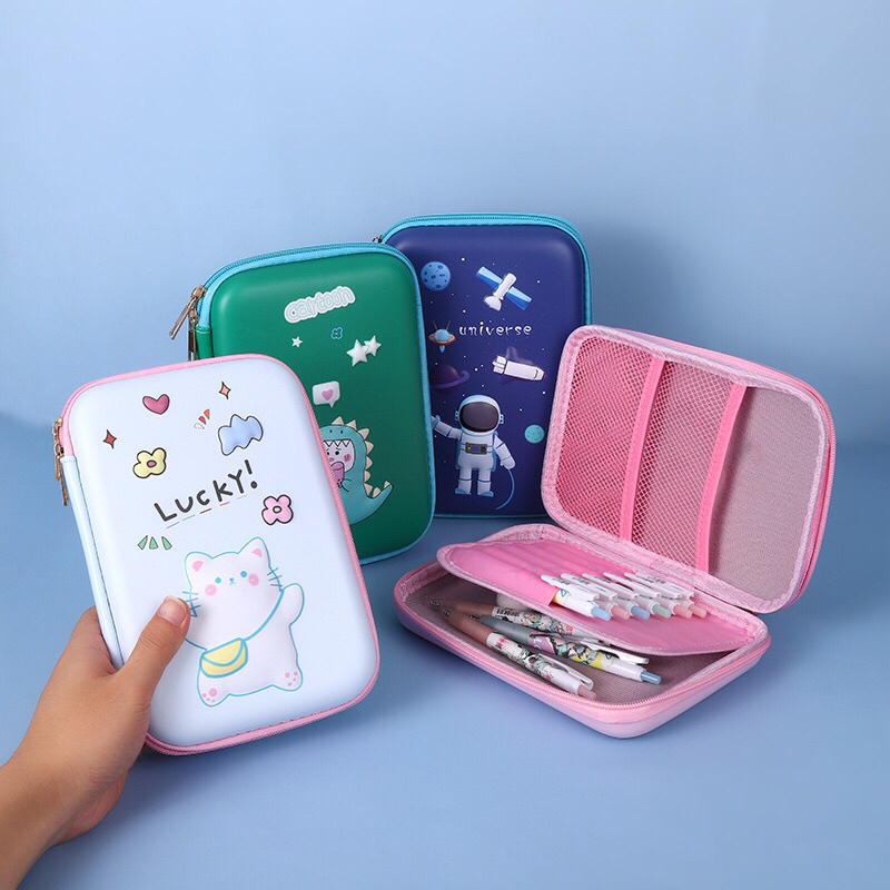 Kotak Pensil 3D Pencil Case MIRIP SMIGGLE Lookalike KB PG TK SD HardTop Organizer Lucu Tepak Alat Tulis