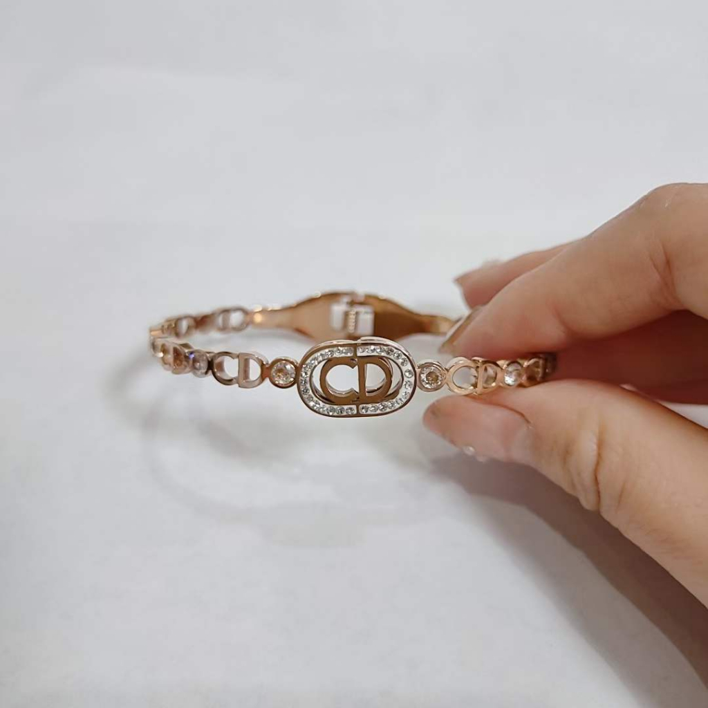 Gelang bangle titanium import anti karat harga grosir bisa cod