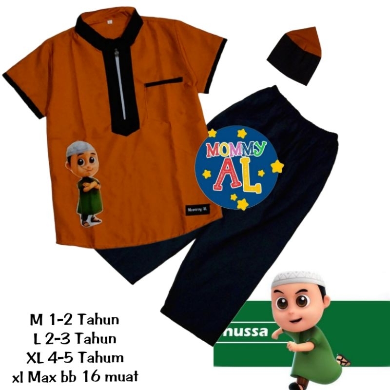 STELAN BAJU KOKO ANAK TURKI LED 1-5 Tahun