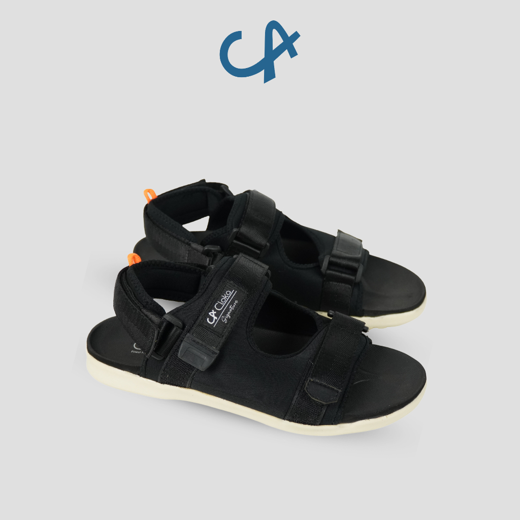 Sandal Pria Kasual Traveling Santai Adjustable Strap Sendal Gunung Anti Slip Haji Umroh Slip On Cloka Carmello