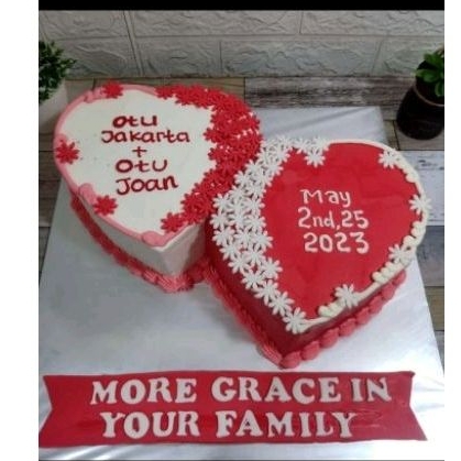 

Two in One Medium Size Cake Birthday