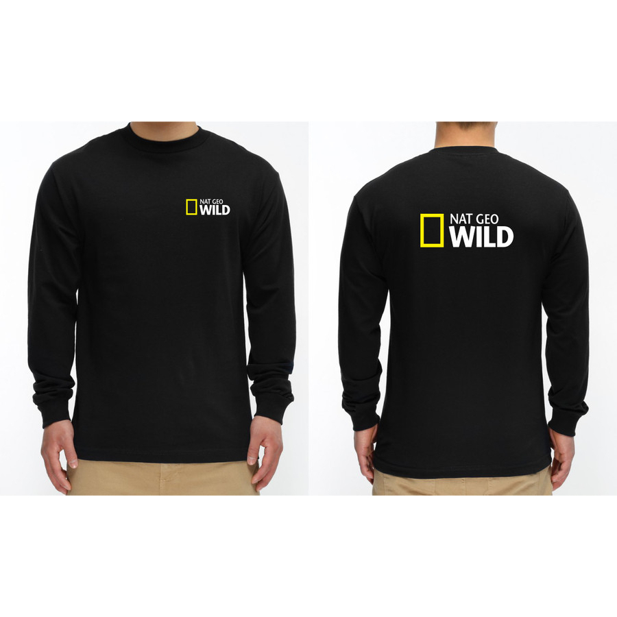T-SHIRT KAOS NATGEO WILD LENGAN PANJANG