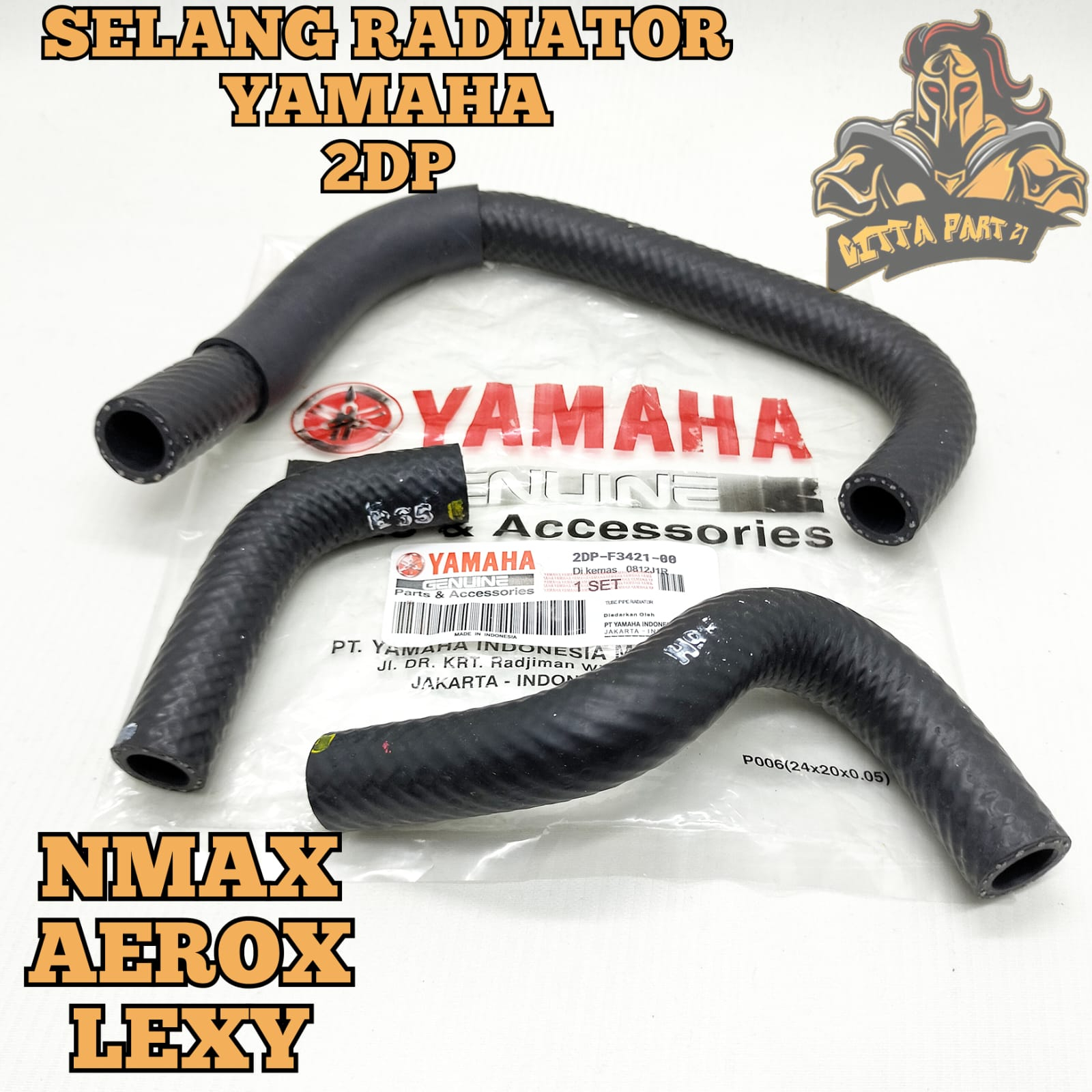 SELANG PIPA RADIATOR SET 3PICS ASLI ORIGINAL YAMAHA 2DP KUALITAS ASLI ORIGINAL YAMAHA YGP PRESISI BAHAN BERKUALITAS DAN DIJAMIN AWET NMAX N MAX AEROX LEXI 155