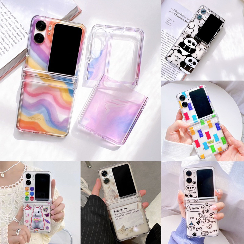 Case OPPO Find N2 Flip 5G Casing HP Full Cover Layar Lipat Case Pelindung PC Hard Case