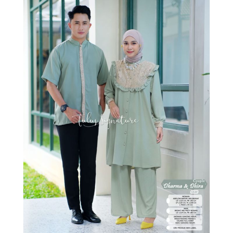 (NEW)SETELAN WANITA OOTD//IGAV /DHIRA DHARMA COUPLE BY TULUS SIGNATURE