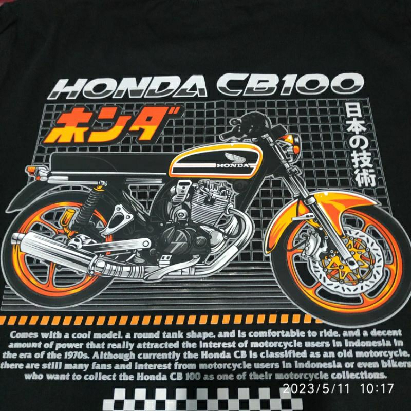 KAOS BAJU CB HEREX TOURING HONDA GANK