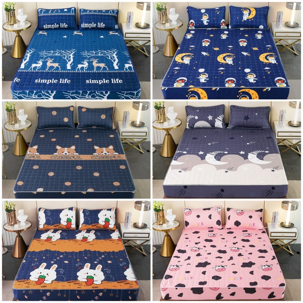 SPREI WATERPROOF UKURAN 180x200 dan 160x200