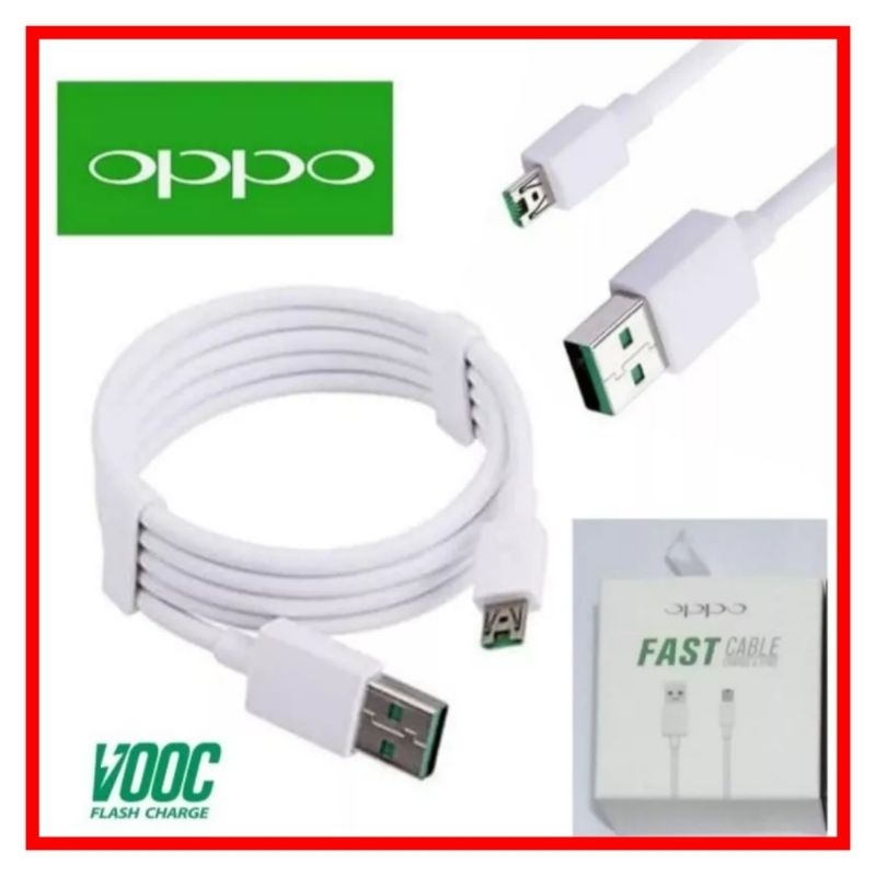 KABEL DATA OPPO VOOC MICRO V8 KABEL CAS CABLE CHARGER ORIGINAL