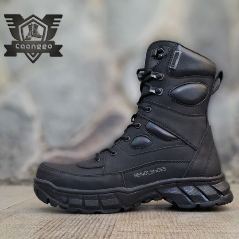 SEPATU PDL TNI POLRI POLPP SECURITY SAFETY UJUNG BESI ORIGINAL CAANGGO MILITERY