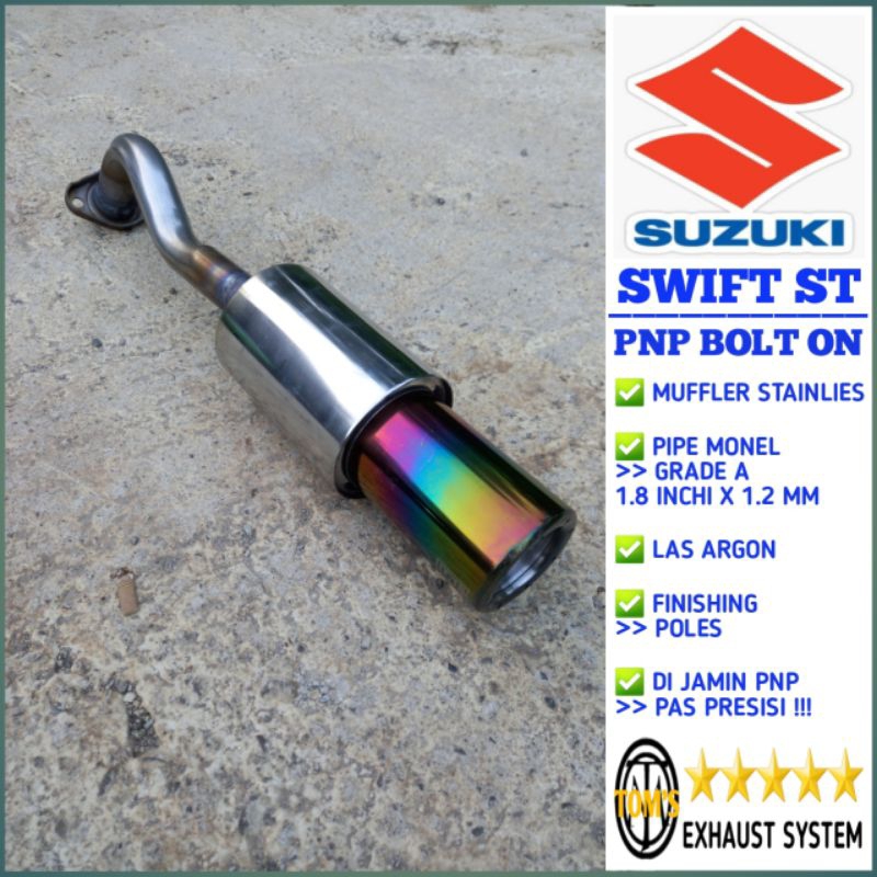 BOLTON KNALPOT SUZUKI SWIFT ST