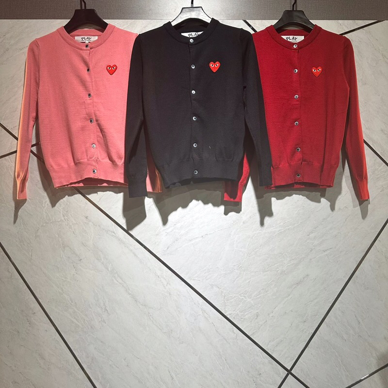Cardigan Cdg Play Single Heart