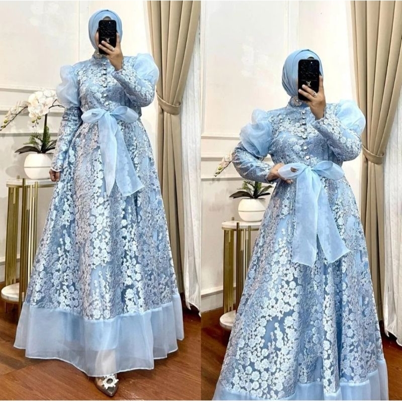 Abang Adek gamis brukat/dress brukat