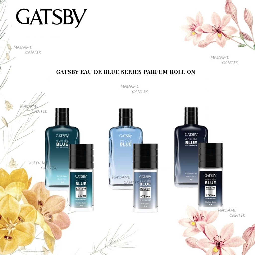 ✿ MADAME ✿ GATSBY EAU DE BLUE SERIES EAU DE PARFUM EARTH SKYLINE AIR ORIGINAL