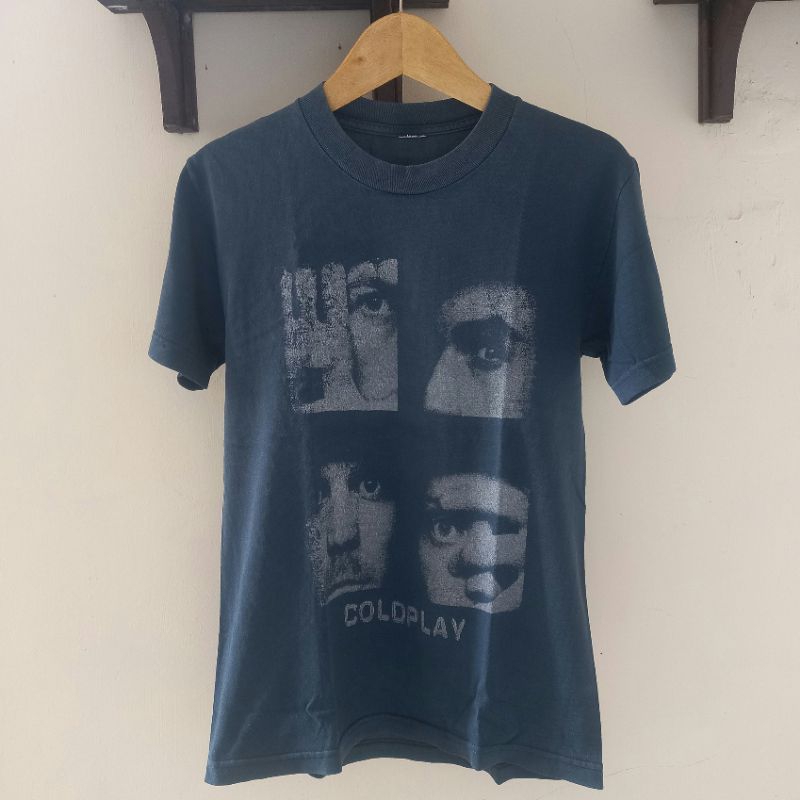 COLDPLAY vintage photo tee size M bukan tiket konser coldplay