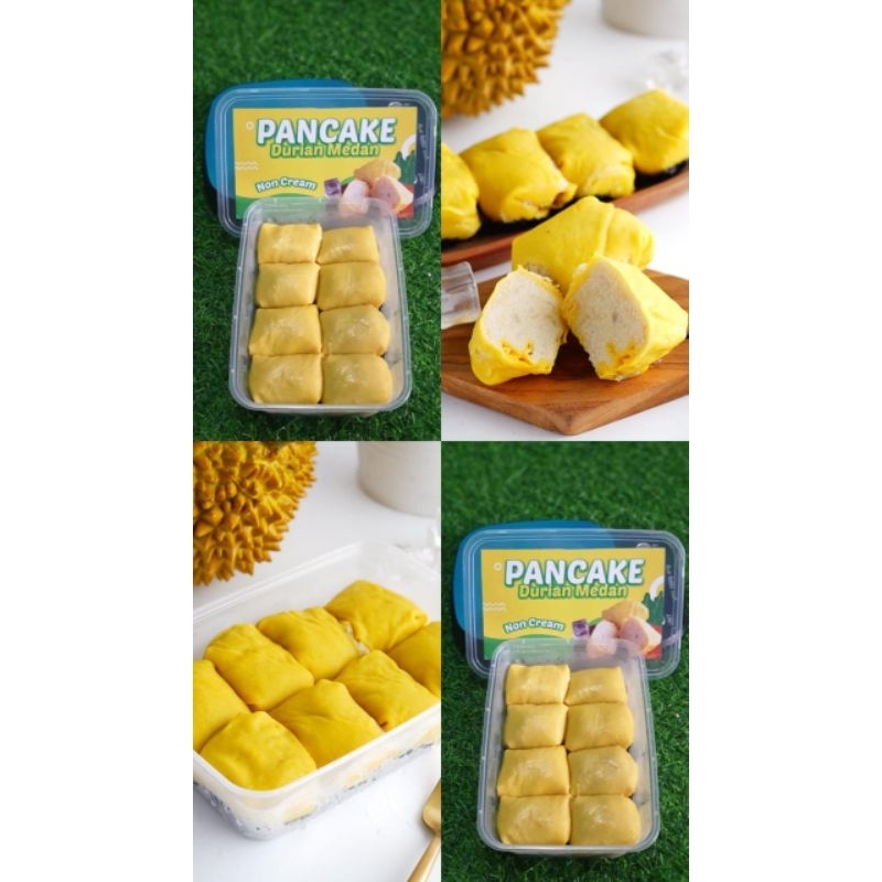 

pancake durian non cream dan cream