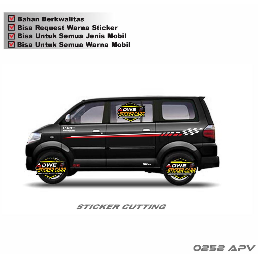 stiker mobil apv sticker mobil suzuki luxury stiker mobil suzuki apv stiker apv keren mobil lain bis