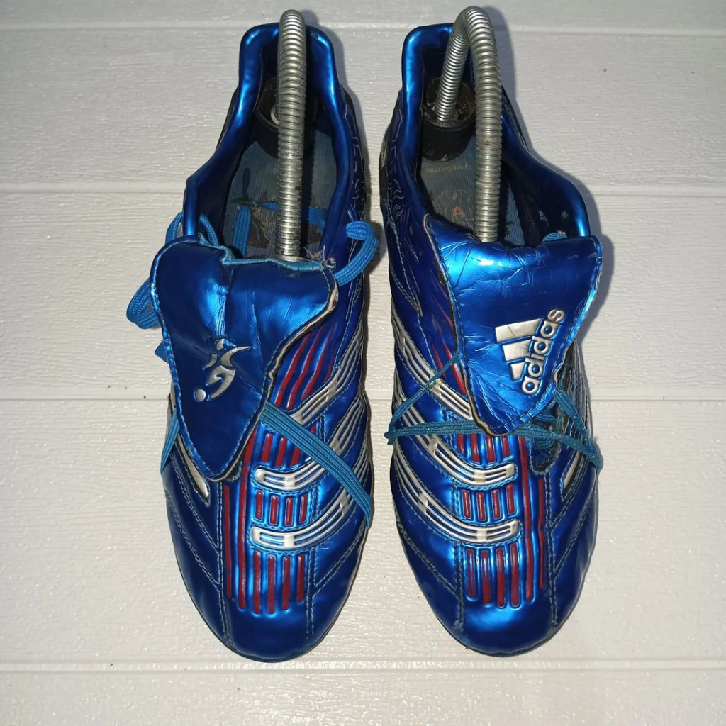 Sepatu bola-Sepatu bola second-Sepatu bola preloved-kasut bola second- boot bola second adidas predator db series blue  - Original Second