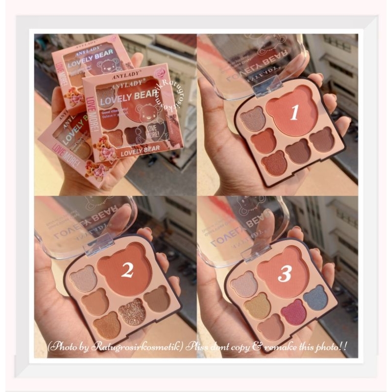 PROMO!!!EYESHADOW PALETTE LOVELY BEAR ANYLADY NO.8104