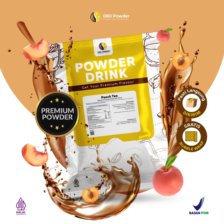 

Bubuk Minuman Peach Tea - Powder Peach tea