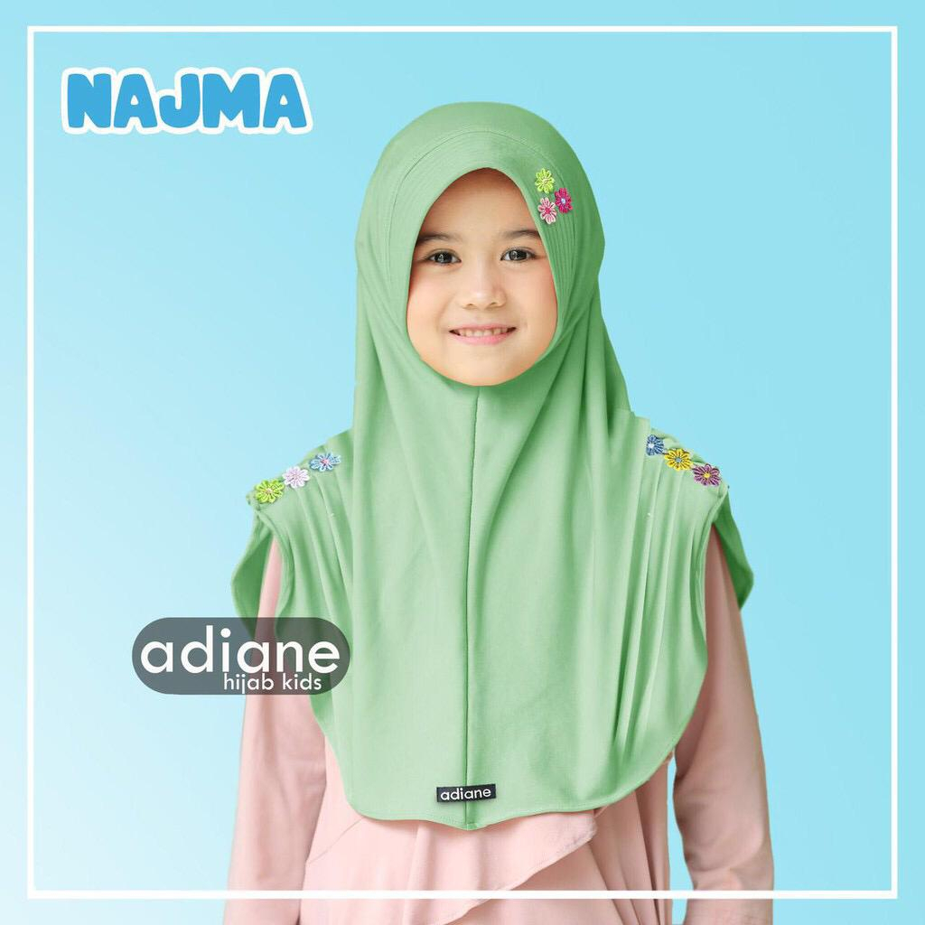 Jilbab Anak Instan Segitiga Pad Usia 3-10 Tahun Bahan Jersey Terbaru Termurah / Alody's Collection