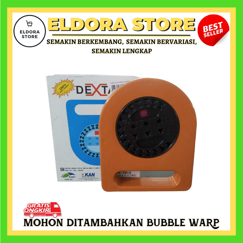 DEXTA KABEL OLOR 9 METER | DEXTA ROLL KABEL KUNINGAN ASLI | KABEL OLOR