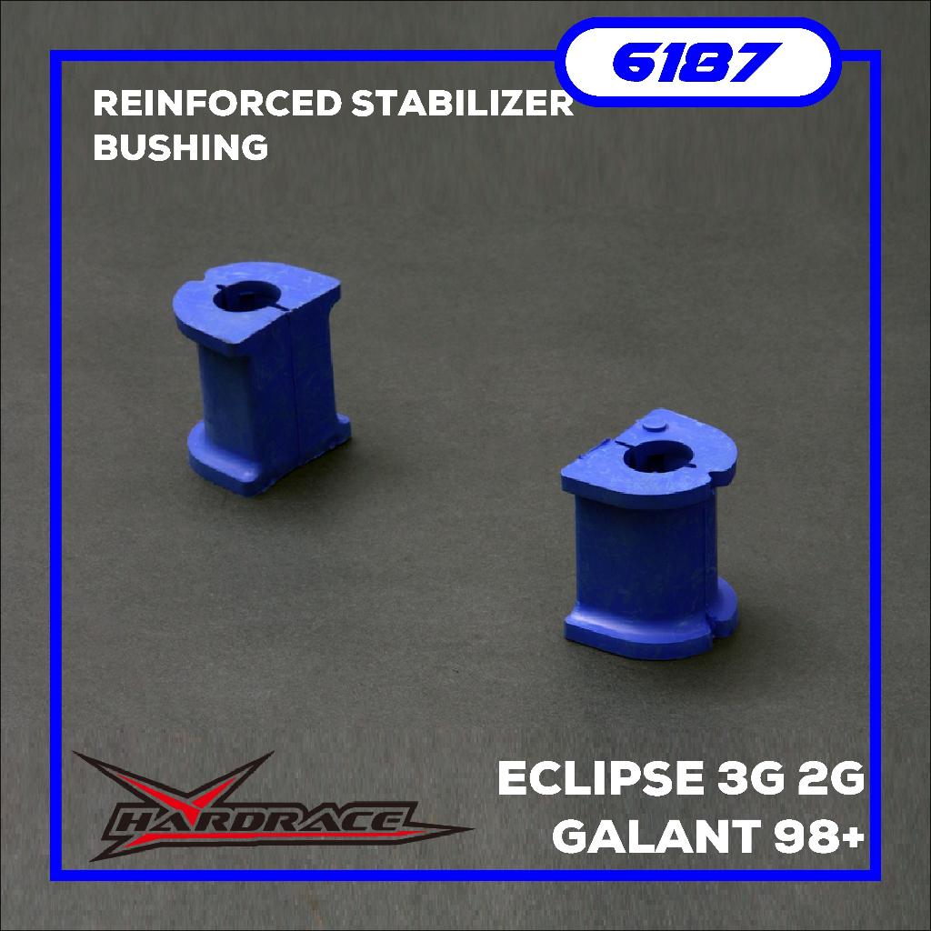 Aksesoris Stabiliser Hardrace - 6187 - REINFORCED STABILIZER BUSHING 98~02 FRONT 18mm - Mitsubishi G