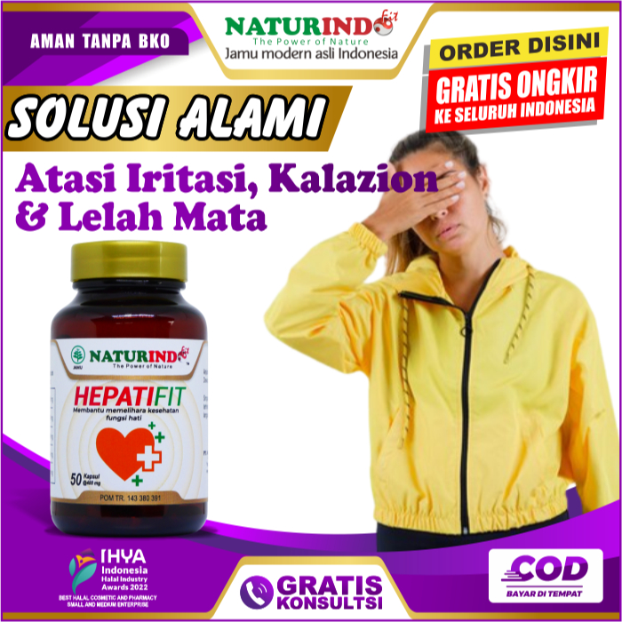 NATURINDO OBAT MATA PANDA KALAZION DI KELOPAK MATA IRITASI BENJOLAN MATA