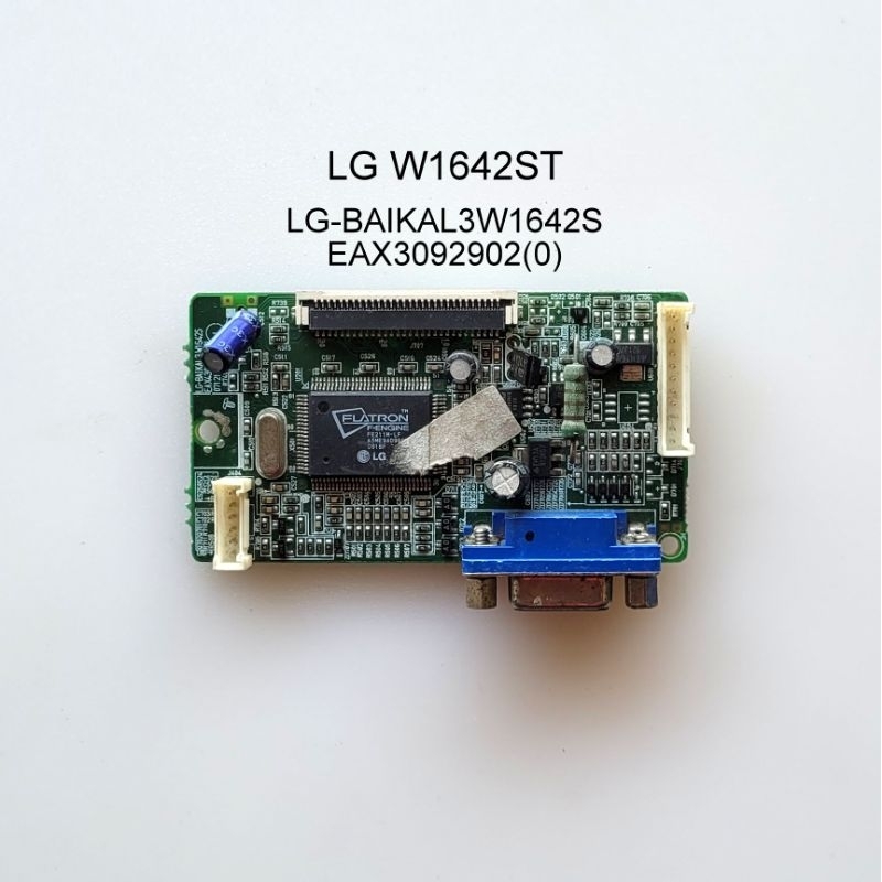 Mainboard LCD Monitor LG Flatron W1642S W1642ST W1642S-PF . Mesin Matherboard EAX43092902 . LG-BAIKA