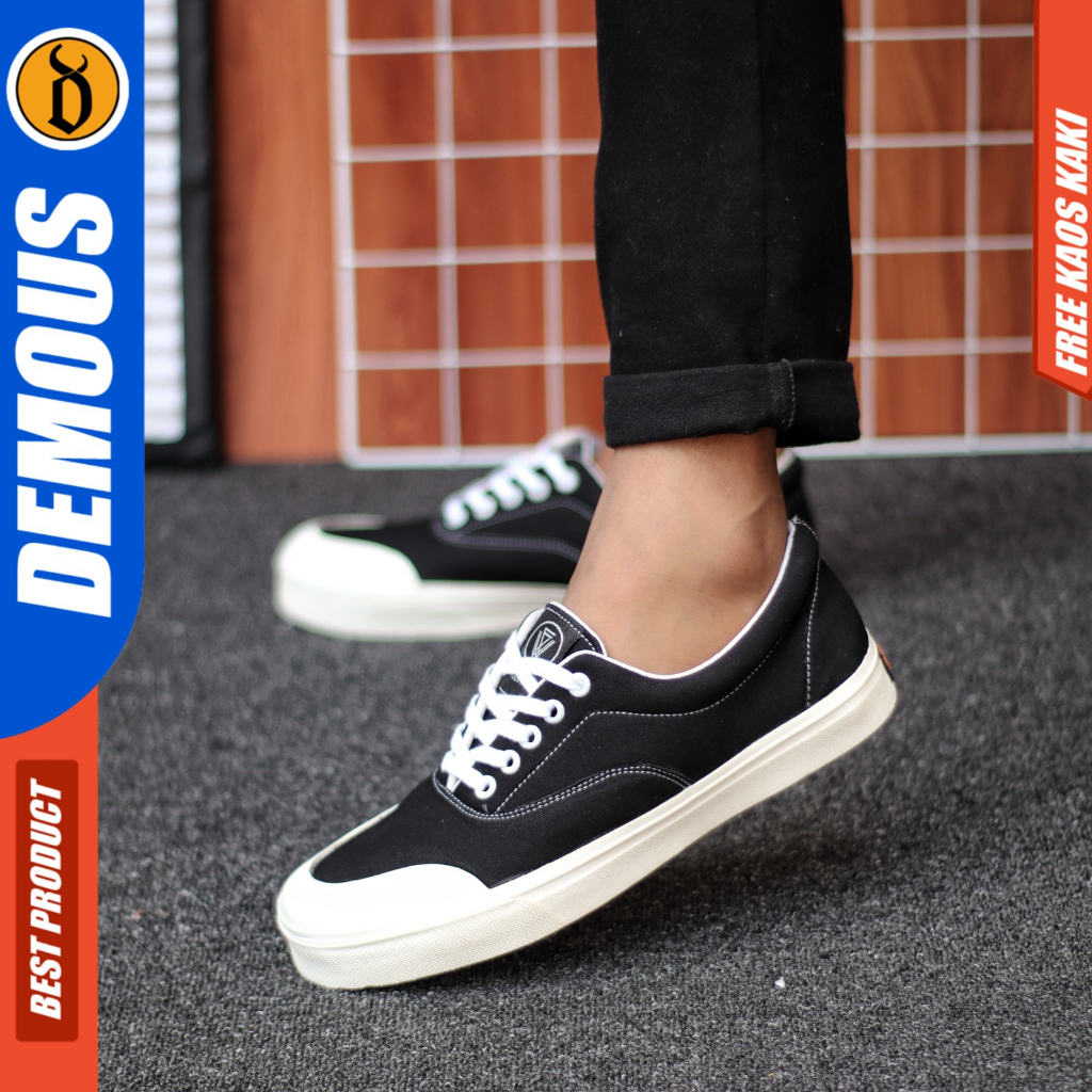 DEMOUS JIGEN - Sepatu Pria Sneakers Casual Sekolah Ukuran Besar 38-47