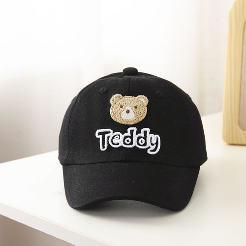 Topi Anak model Bisbol karakter lucu Kucing Kacamata, It's Okay dan Teddy Bear usia 2-10 th