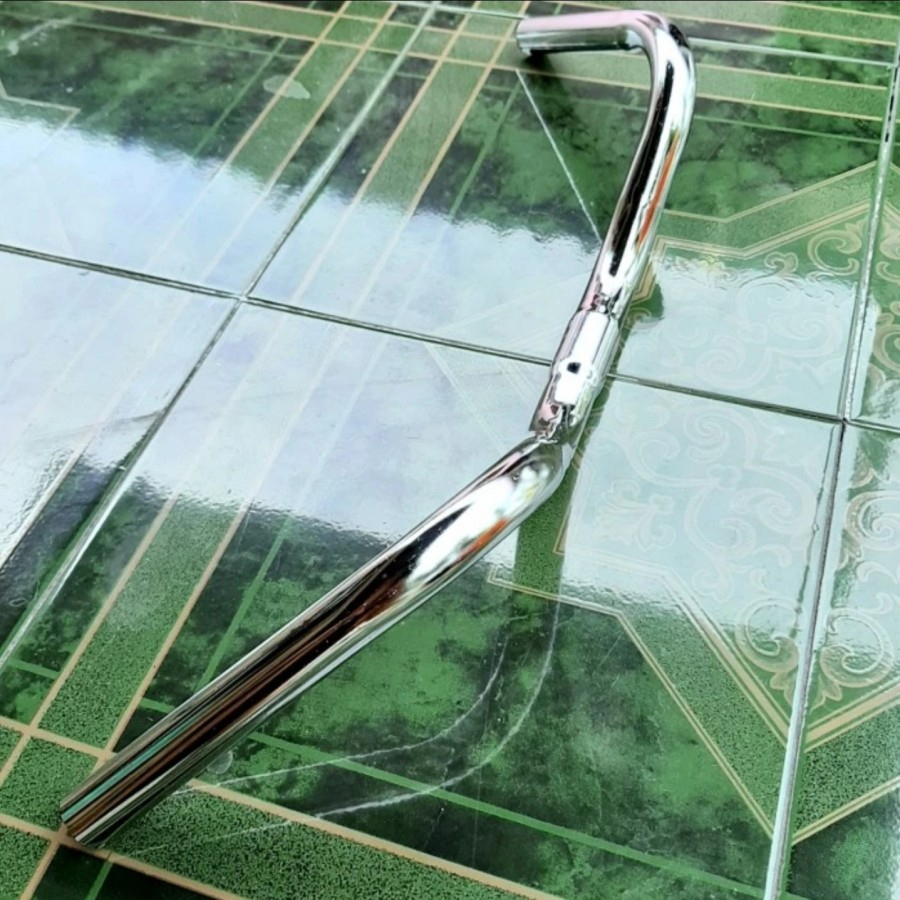 Stir Stang Setir Sepeda Jengki Minion Minitrek Jadul Chrome Kumis