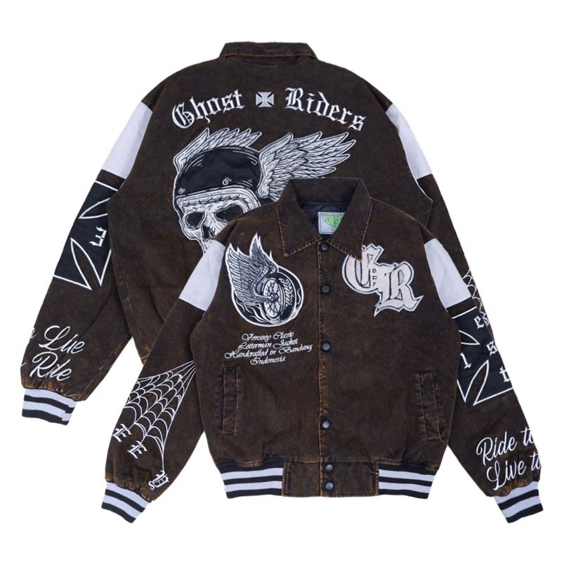 JAKET VARSITY GHOST RAIDERS  VONSEEY