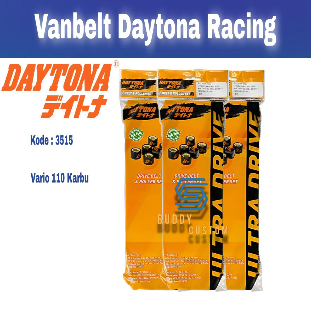 Vanbelt V-belt Vario 110 Karbu Daytona - Vanbelt V-Belt Daytona Vario 110 Karbu