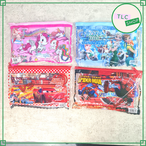 

Paket Alat Tulis Set 8 in 1 Lengkap / Stationary Set 8 in 1 / Paket Alat Tulis Karakter Souvenir Ulang Tahun Alat Tulis