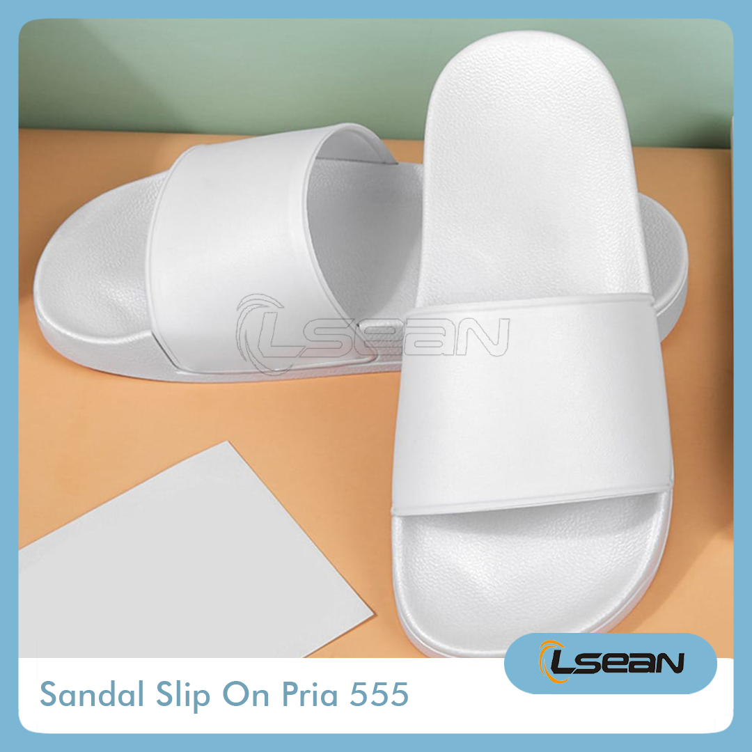 Sandal Slip On Pria Wanita Polos Basic Slippers Sandal Rumah Selop