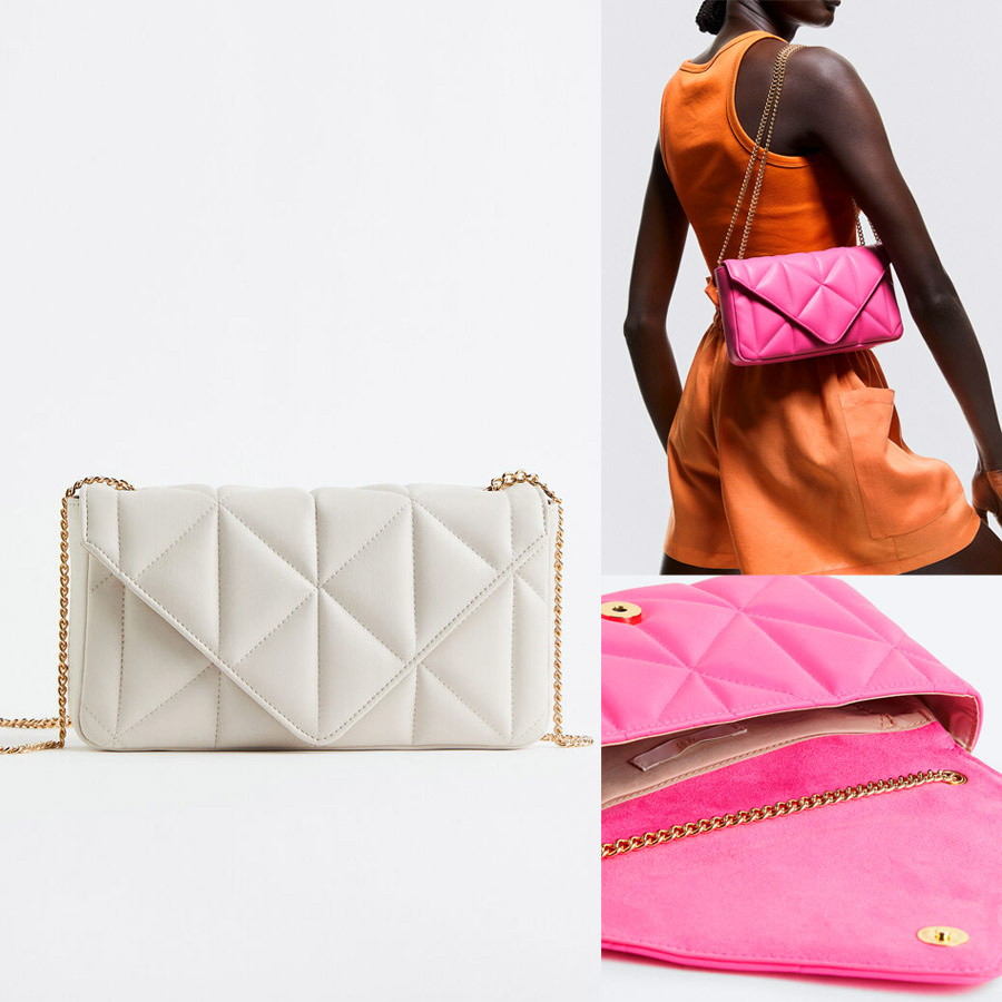 HM Tas Bahu Wanita Quilted Shoulder Bag