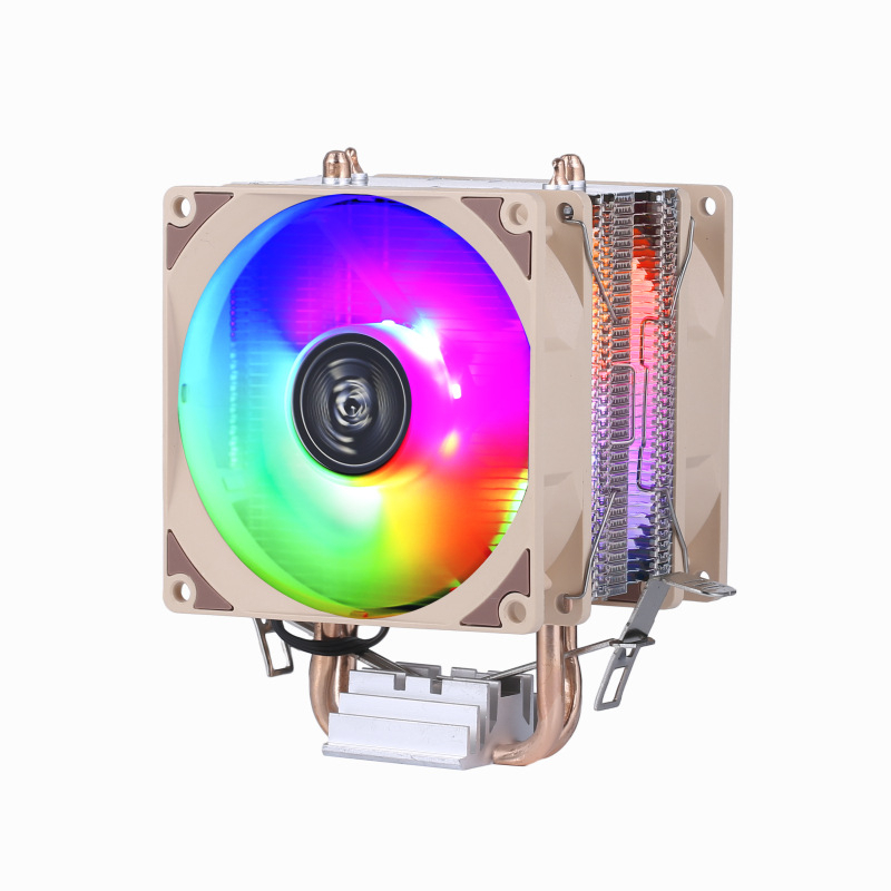 XUANFENG XF920 CPU / PC COOLER RGB 90MM DUAL FAN - 2 Heat Pipes