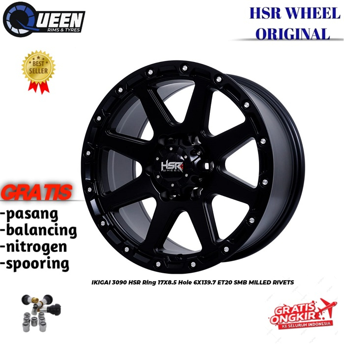 Velg mobil fortuner,pajero,double hilux,terano ring17