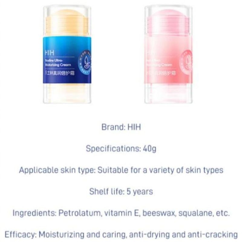HIH PEACH TRUE CREAM VASELINE MOSTURIZING STICK PELEMBAP